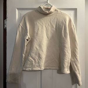 Aritzia The Group Babaton Cream Turtleneck Sweater